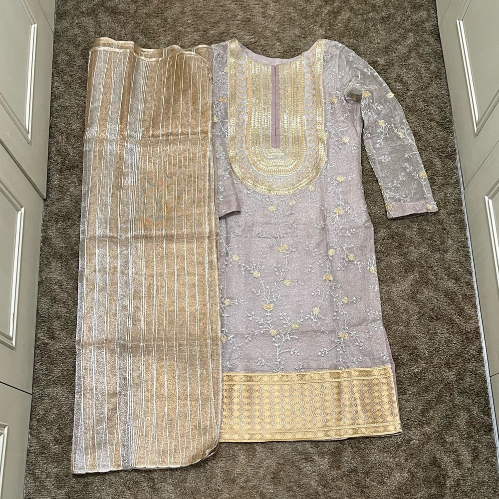 Threads & Motifs Stitched Formal Shalwar Kameez S